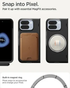 ETUI SPIGEN GOOGLE PIXEL 10 PRO FOLD SLIM ARMOR PRO MAGSAFE BLACK