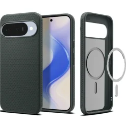 ETUI SPIGEN GOOGLE PIXEL 10 / 10 PRO LIQUID AIR MAG MAGSAFE ABYSS GREEN