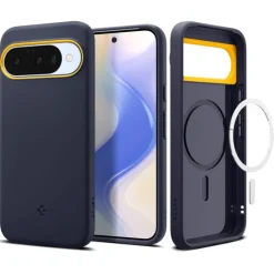 ETUI SPIGEN GOOGLE PIXEL 10 / 10 PRO NANO POP MAG MAGSAFE BLUEBERRY NAVY