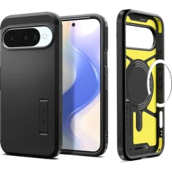 ETUI SPIGEN GOOGLE PIXEL 10 / 10 PRO TOUGH ARMOR MAG MAGSAFE BLACK