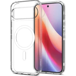 ETUI SPIGEN GOOGLE PIXEL 10 / 10 PRO ULTRA HYBRID MAG MAGSAFE CLEAR/WHITE