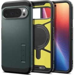 ETUI SPIGEN GOOGLE PIXEL 10 PRO XL TOUGH ARMOR MAG MAGSAFE ABYSS GREEN