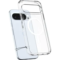 ETUI SPIGEN GOOGLE PIXEL 10 PRO XL ULTRA HYBRID MAG MAGSAFE CLEAR/WHITE