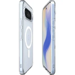 ETUI SPIGEN GOOGLE PIXEL 10 PRO XL ULTRA HYBRID MAG MAGSAFE CLEAR/WHITE