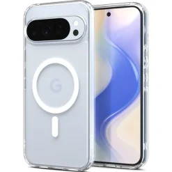 ETUI SPIGEN GOOGLE PIXEL 10 PRO XL ULTRA HYBRID MAG MAGSAFE CLEAR/WHITE