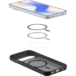 ETUI SPIGEN GOOGLE PIXEL 10 PRO XL ULTRA HYBRID MAG MAGSAFE FROST BLACK