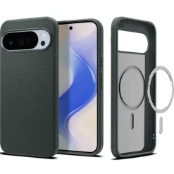 ETUI SPIGEN GOOGLE PIXEL 10 PRO XL LIQUID AIR MAG MAGSAFE ABYSS GREEN
