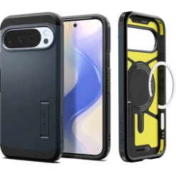 ETUI SPIGEN GOOGLE PIXEL 10 PRO XL TOUGH ARMOR MAG MAGSAFE METAL SLATE