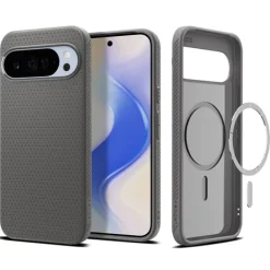 ETUI SPIGEN GOOGLE PIXEL 10 PRO XL LIQUID AIR MAG MAGSAFE MARBLE GREY