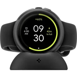 ETUI SPIGEN GOOGLE PIXEL WATCH 4 41MM LIQUID AIR + STAND MATTE BLACK