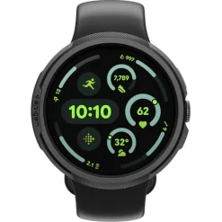 ETUI SPIGEN GOOGLE PIXEL WATCH 4 41MM LIQUID AIR + STAND MATTE BLACK