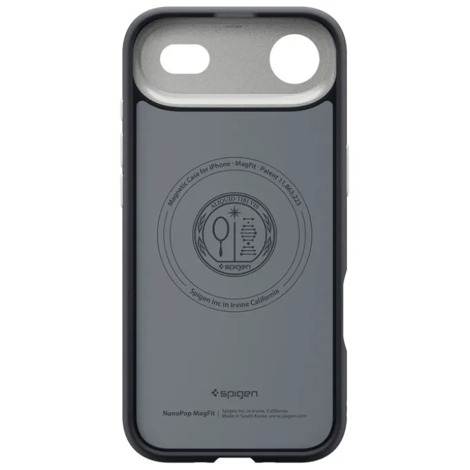 ETUI SPIGEN IPHONE 17 AIR NANO POP MAG MAGSAFE BLACK SESAME