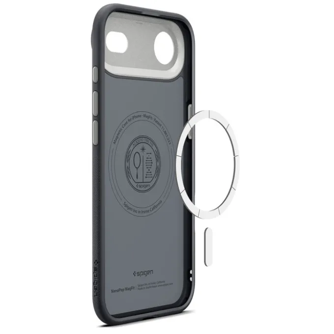 ETUI SPIGEN IPHONE 17 AIR NANO POP MAG MAGSAFE BLACK SESAME