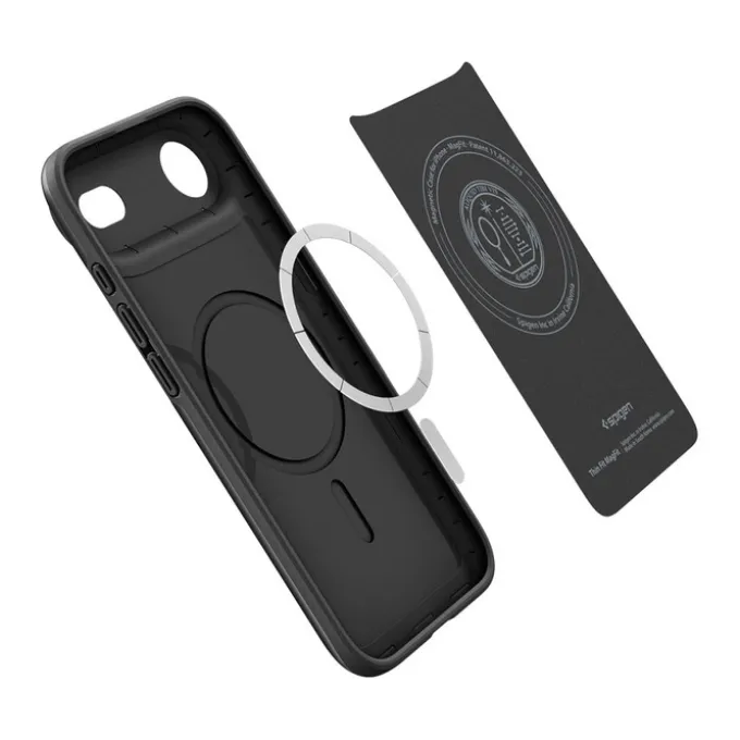 ETUI SPIGEN IPHONE 17 AIR THIN FIT MAG MAGSAFE BLACK