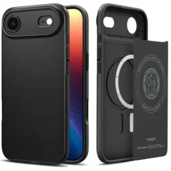 ETUI SPIGEN IPHONE 17 AIR THIN FIT MAG MAGSAFE BLACK