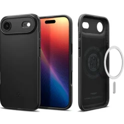 ETUI SPIGEN IPHONE 17 AIR THIN FIT MAG MAGSAFE BLACK