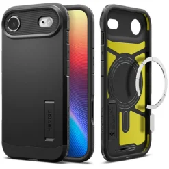 ETUI SPIGEN IPHONE 17 AIR TOUGH ARMOR ”T” MAG MAGSAFE BLACK