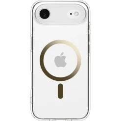 ETUI SPIGEN IPHONE 17 AIR ULTRA HYBRID MAG MAGSAFE CLEAR/GOLD