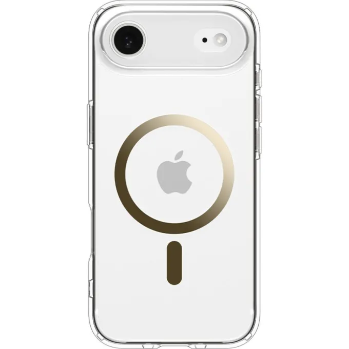 ETUI SPIGEN IPHONE 17 AIR ULTRA HYBRID MAG MAGSAFE CLEAR/GOLD
