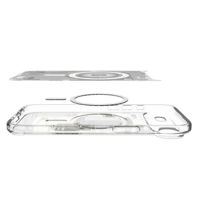 ETUI SPIGEN IPHONE 17 AIR ULTRA HYBRID MAG MAGSAFE ZERO ONE NATURAL TITANIUM