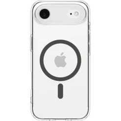 ETUI SPIGEN IPHONE 17 AIR ULTRA HYBRID MAG MAGSAFE CLEAR/GRAPHITE