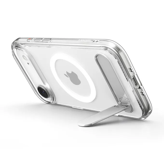 ETUI SPIGEN IPHONE 17 AIR ULTRA HYBRID ”S” MAG MAGSAFE CLEAR/WHITE