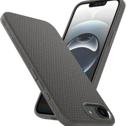 ETUI SPIGEN IPHONE 17E / 16E LIQUID AIR MARBLE GRAY