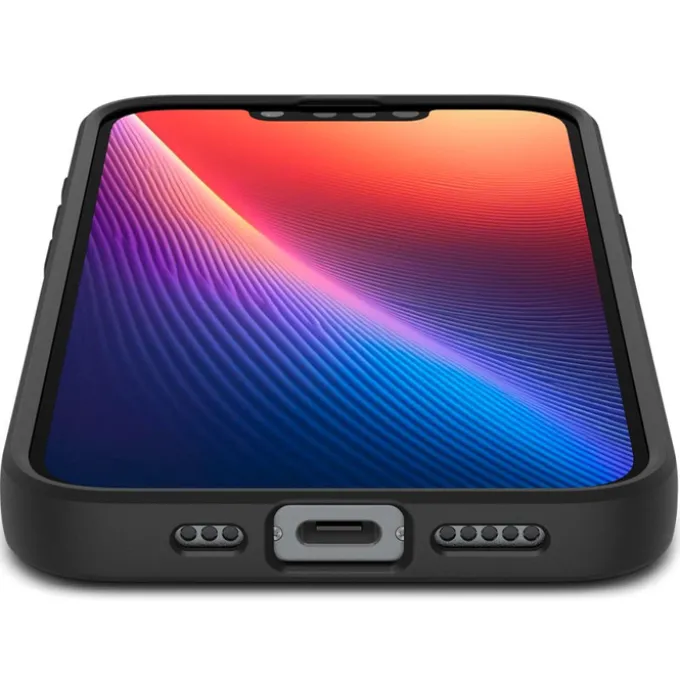 ETUI SPIGEN IPHONE 17E / 16E LIQUID AIR MATOWE CZARNE