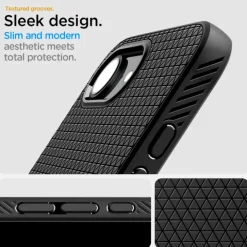 ETUI SPIGEN IPHONE 17E / 16E LIQUID AIR MATOWE CZARNE
