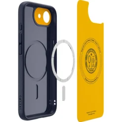 ETUI SPIGEN IPHONE 17E / 16E NANO POP MAG MAGSAFE BLUEBERRY NAVY
