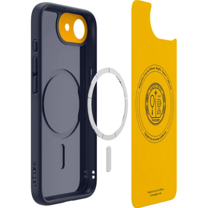 ETUI SPIGEN IPHONE 17E / 16E NANO POP MAG MAGSAFE BLUEBERRY NAVY