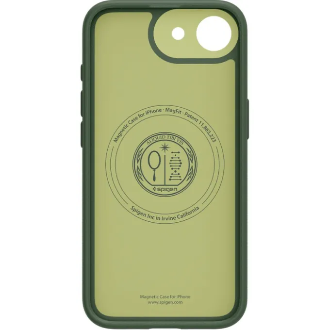 ETUI SPIGEN IPHONE 17E / 16E NANO POP MAG MAGSAFE AVO GREEN