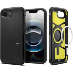ETUI SPIGEN IPHONE 17E / 16E TOUGH ARMOR MAG MAGSAFE BLACK