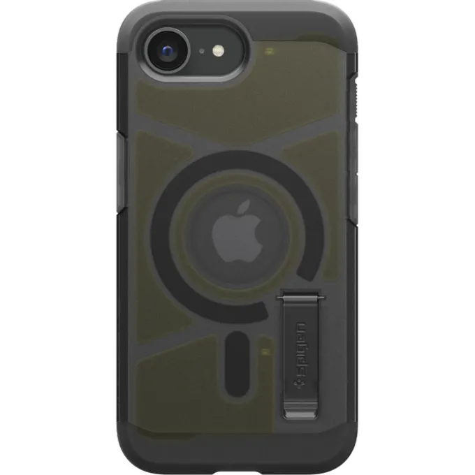ETUI SPIGEN IPHONE 17E / 16E TOUGH ARMOR MAG MAGSAFE FROST BLACK
