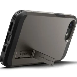 ETUI SPIGEN IPHONE 17E / 16E TOUGH ARMOR MAG MAGSAFE GUNMETAL