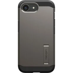 ETUI SPIGEN IPHONE 17E / 16E TOUGH ARMOR MAG MAGSAFE GUNMETAL
