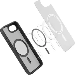 ETUI SPIGEN IPHONE 17E / 16E ULTRA HYBRID MAG MAGSAFE FROST BLACK