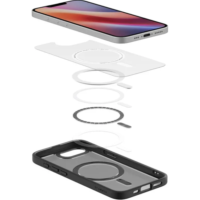 ETUI SPIGEN IPHONE 17E / 16E ULTRA HYBRID MAG MAGSAFE FROST BLACK