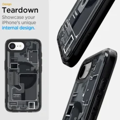 ETUI SPIGEN IPHONE 17E / 16E ULTRA HYBRID MAG MAGSAFE ZERO ONE CZARNE