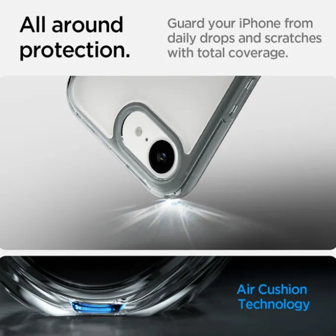 ETUI SPIGEN IPHONE 17E / 16E ULTRA HYBRID SPACE CRYSTAL