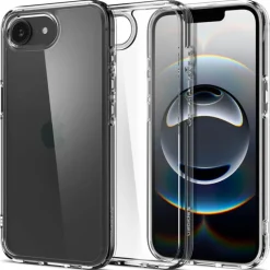 ETUI SPIGEN IPHONE 17E / 16E ULTRA HYBRID CRYSTAL CLEAR