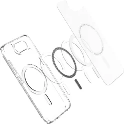 ETUI SPIGEN IPHONE 17E / 16E ULTRA HYBRID MAG MAGSAFE FROST WHITE