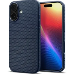 ETUI SPIGEN IPHONE 17 LIQUID AIR NAVY BLUE