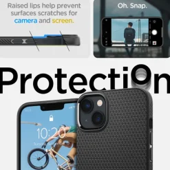Etui SPIGEN iPhone 14 Liquid Air Matte Black Case