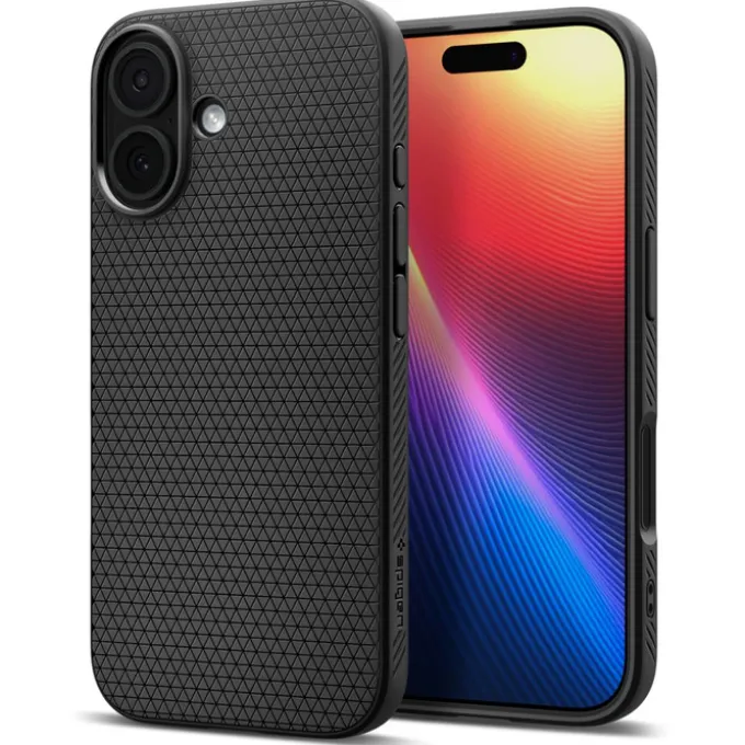 ETUI SPIGEN IPHONE 17 LIQUID AIR MATTE BLACK