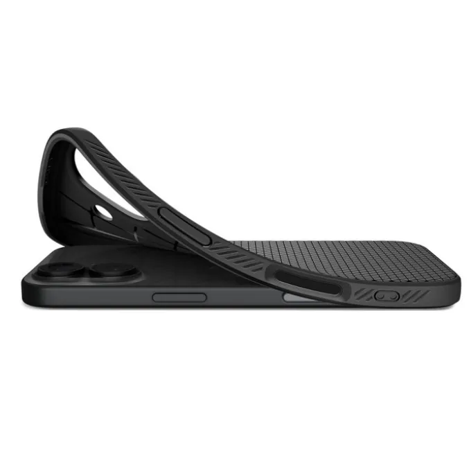 ETUI SPIGEN IPHONE 17 LIQUID AIR MATTE BLACK