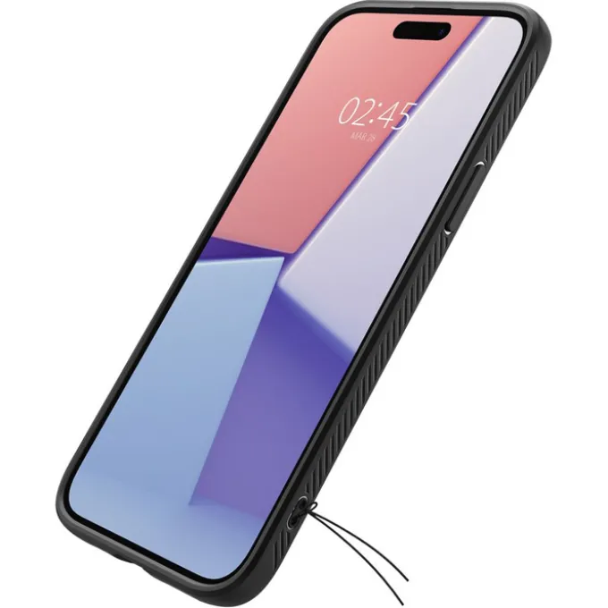 Etui SPIGEN iPhone 15 Liquid Air Matte Black Case