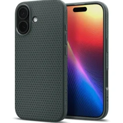 ETUI SPIGEN IPHONE 17 LIQUID AIR ABYSS GREEN