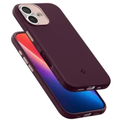 ETUI SPIGEN IPHONE 17 NANO POP MAG MAGSAFE BURGUNDY BEAN