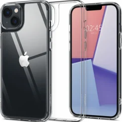 ETUI SPIGEN IPHONE 14 PLUS QUARTZ HYBRID CRYSTAL CLEAR
